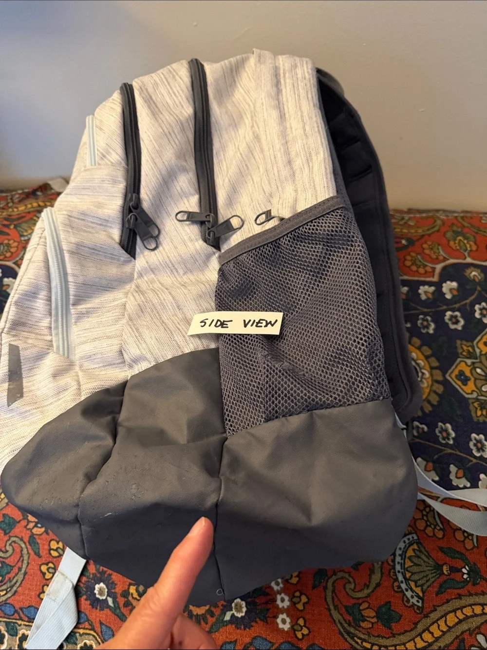 adidas Light Gray and Dark Gray Everyday Backpack